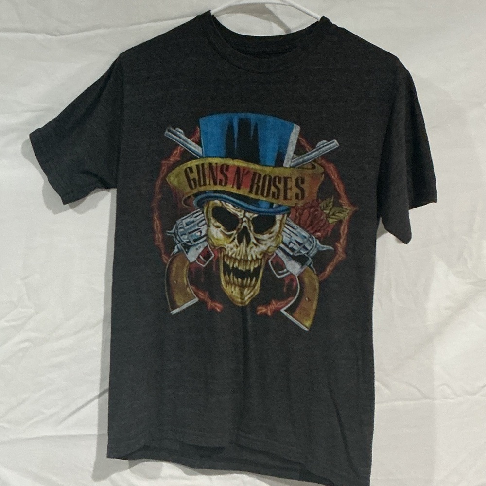 Bravado Charcoal Guns N' Roses Skull Tee
